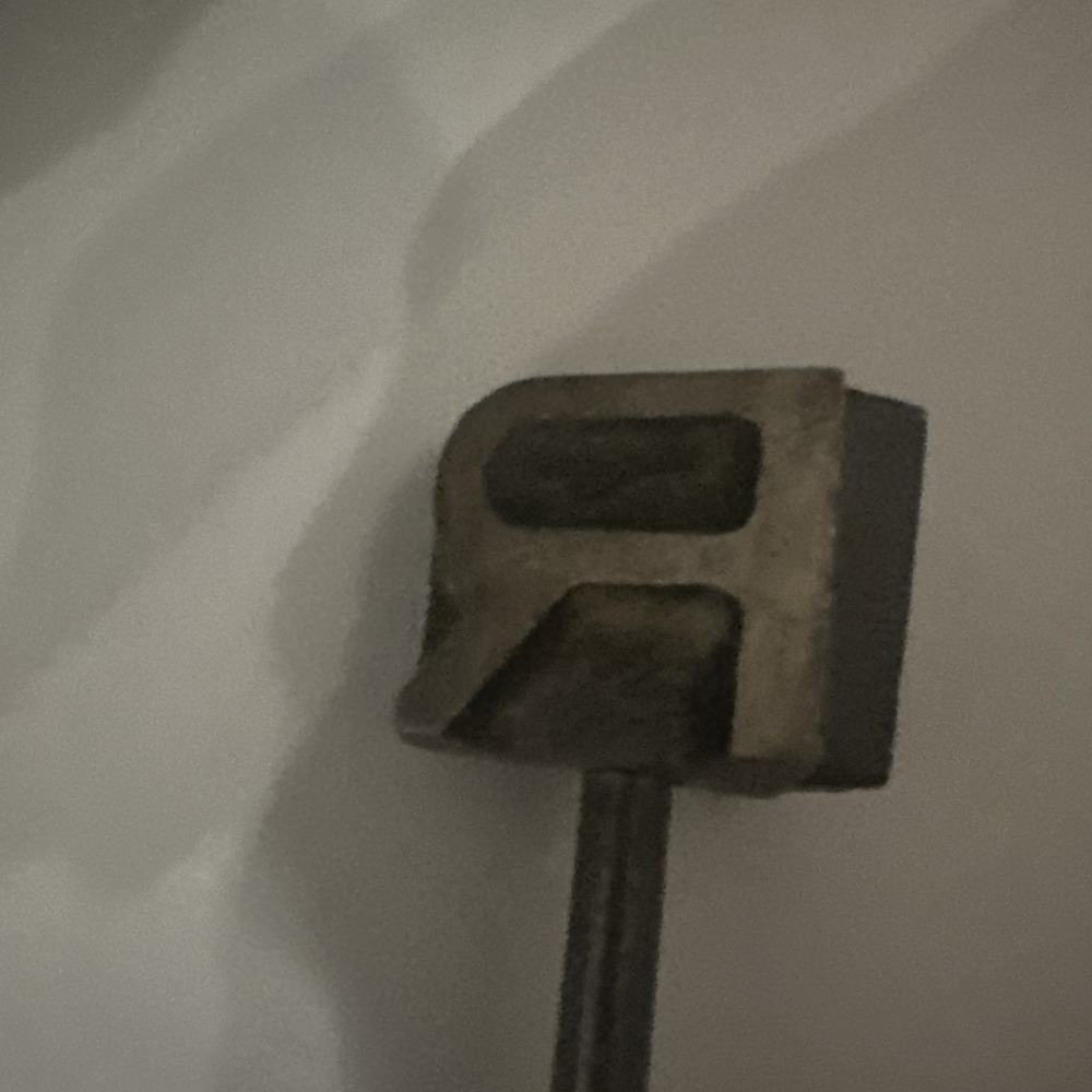 Vintage Branding Iron W M R Steak Branding Iron Well Done, Medium, Rare - Picture 2 of 4